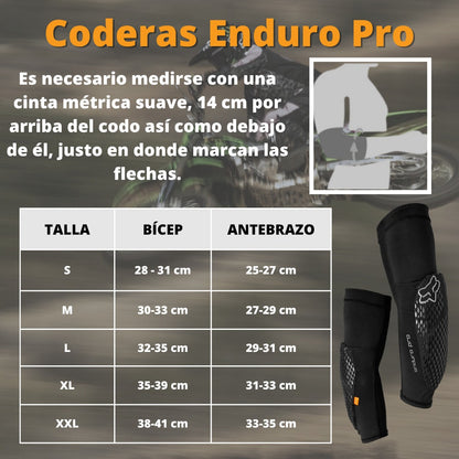 CODERAS ENDURO D3O NEGRO