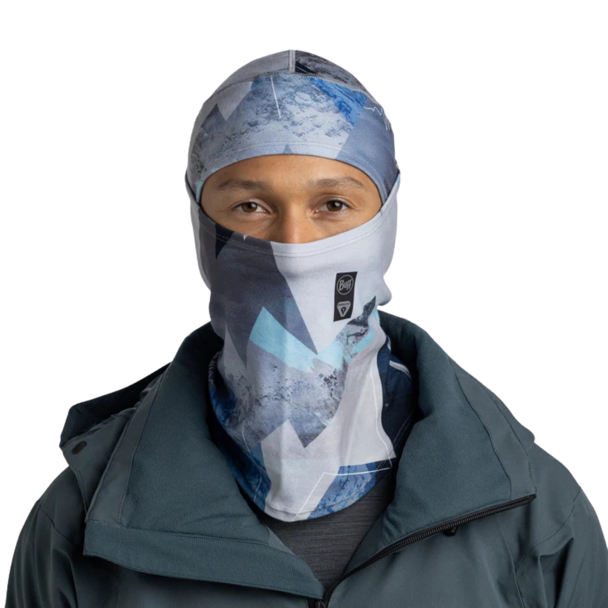 BUFF® THERMONET HINGED BALACLAVA SYNTH BLUE