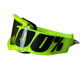 GOGGLES 100% STRATA 2 SAND AMARILLO FLUO SMOKE LENS