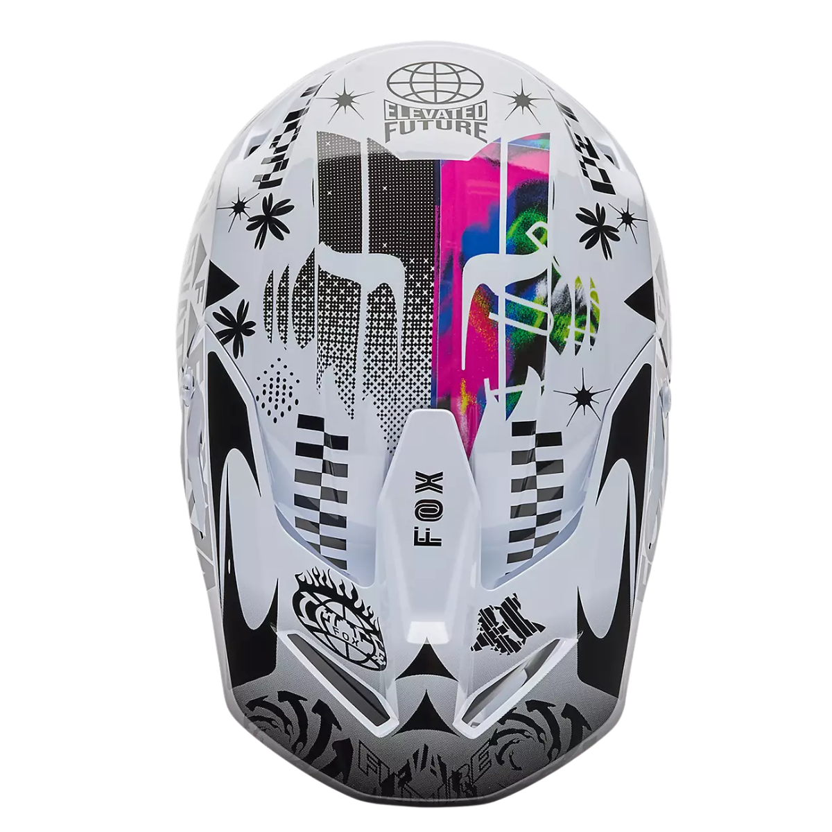 CASCO FOX V1 IMAGE COSMO BLANCO