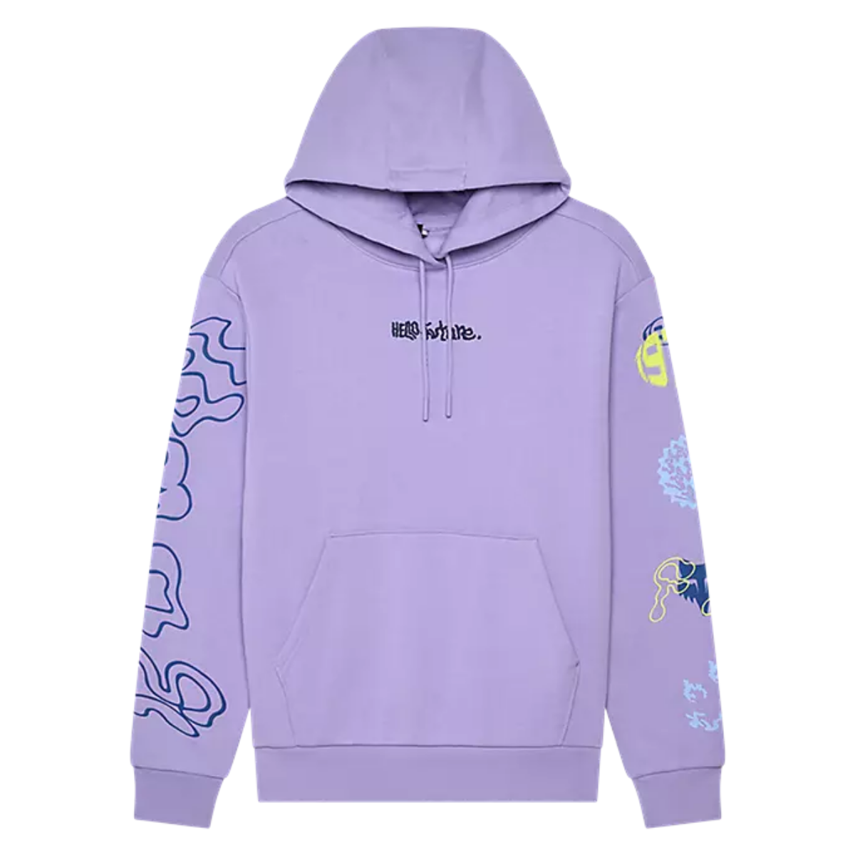 SUDADERA FOX PULLOVER HELLO FUTURE MUJER MORADO