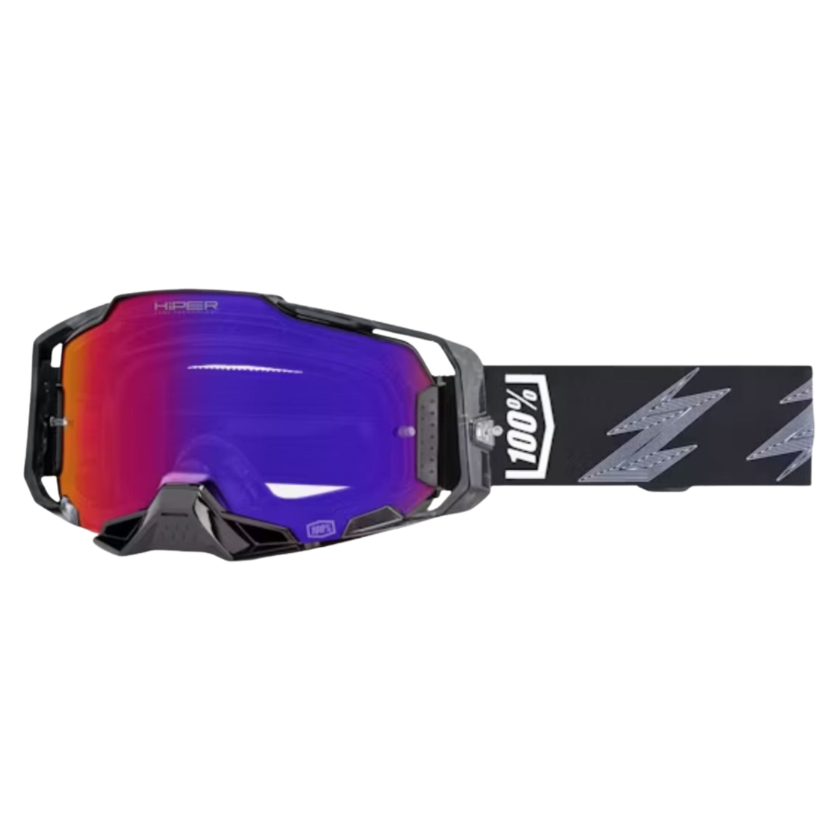 GOGGLES 100% ARMEGA HIPER GOGGLE CRENSHAW MIRROR PURPLE LENS