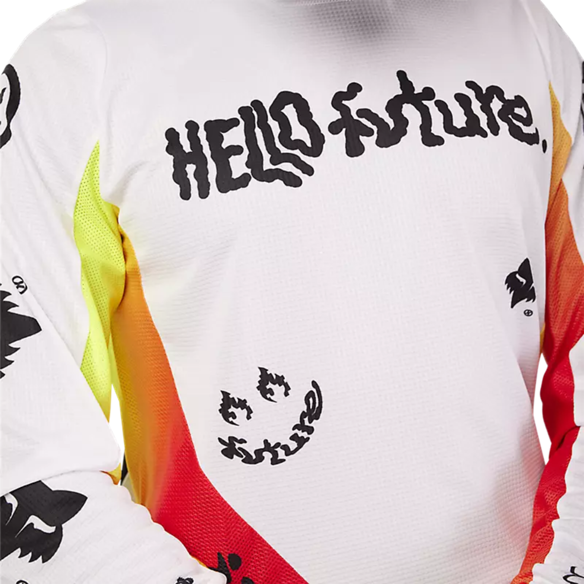 JERSEY FOX 180 HELLO FUTURE BLANCO