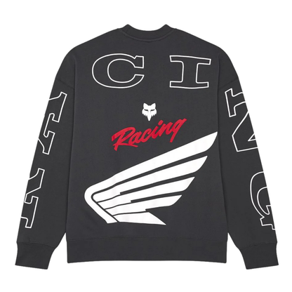 SUDADERA FOX CREW OV HONDA GRIS