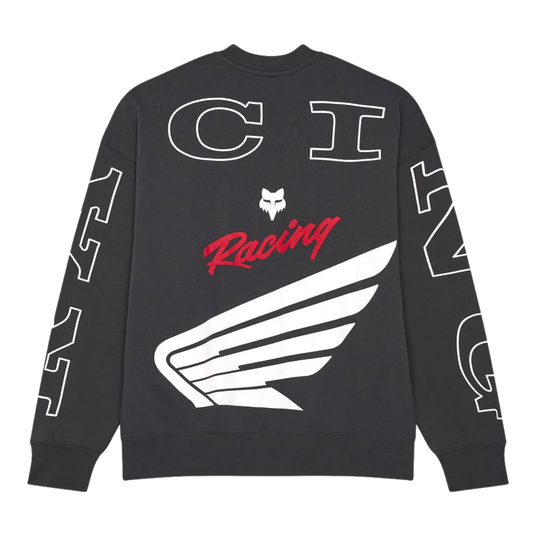 SUDADERA FOX CREW OV HONDA GRIS