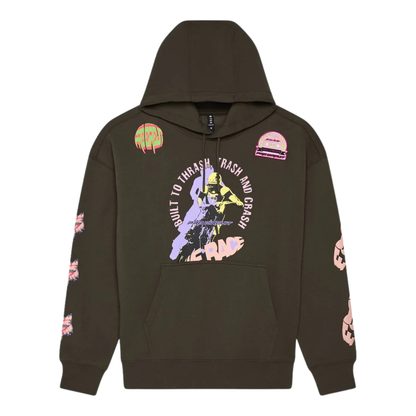 SUDADERA FOX PULLOVER OV PRO CIRCUIT GRIS