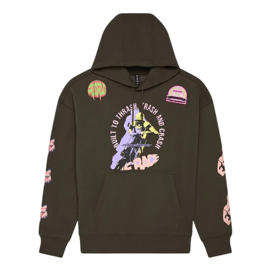 SUDADERA FOX PULLOVER OV PRO CIRCUIT GRIS