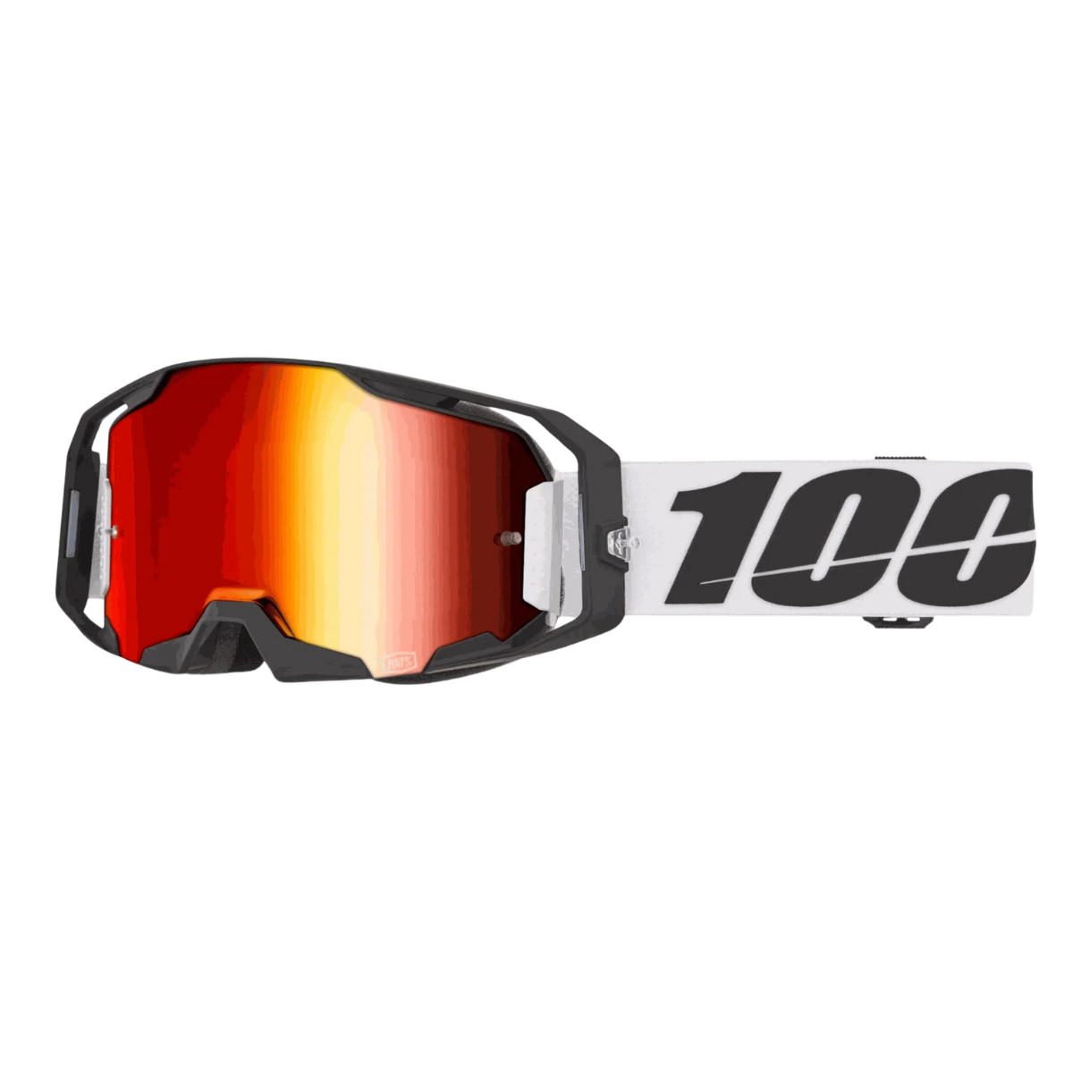 GOGGLE 100% ARMATIC CALDWELL  MIRROR RED LENS