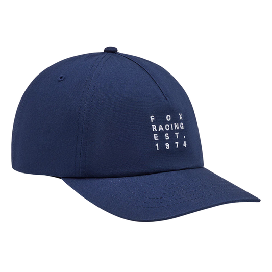GORRA FOX AJUSTABLE EST 1974 AZUL OS