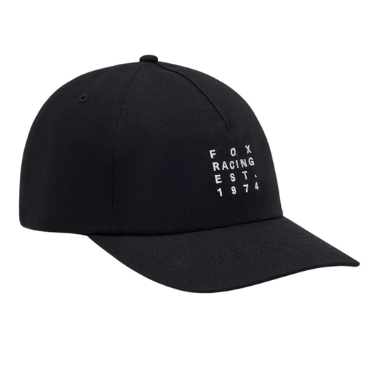 GORRA FOX AJUSTABLE EST 1974 NEGRO OS