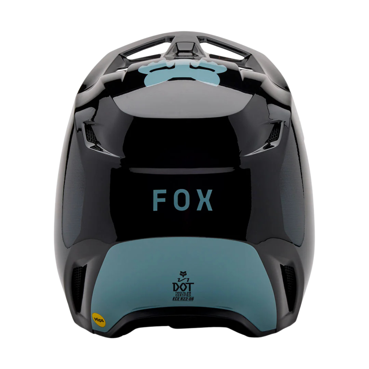 CASCO FOX V1 TAUNT NEGRO MEDIANO (57-58 CM)