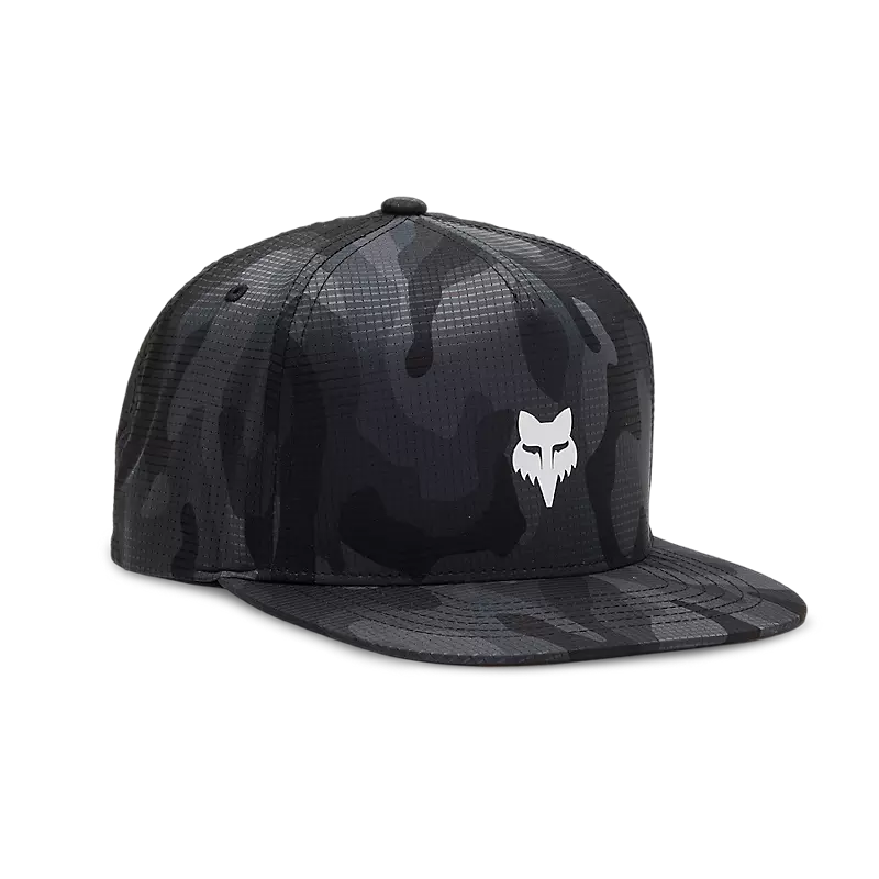GORRA FOX SNAPBACK FOX HEAD NEGRO CAMO OS