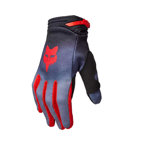GUANTES FOX 180 INTERFERE NIÑO GRIS