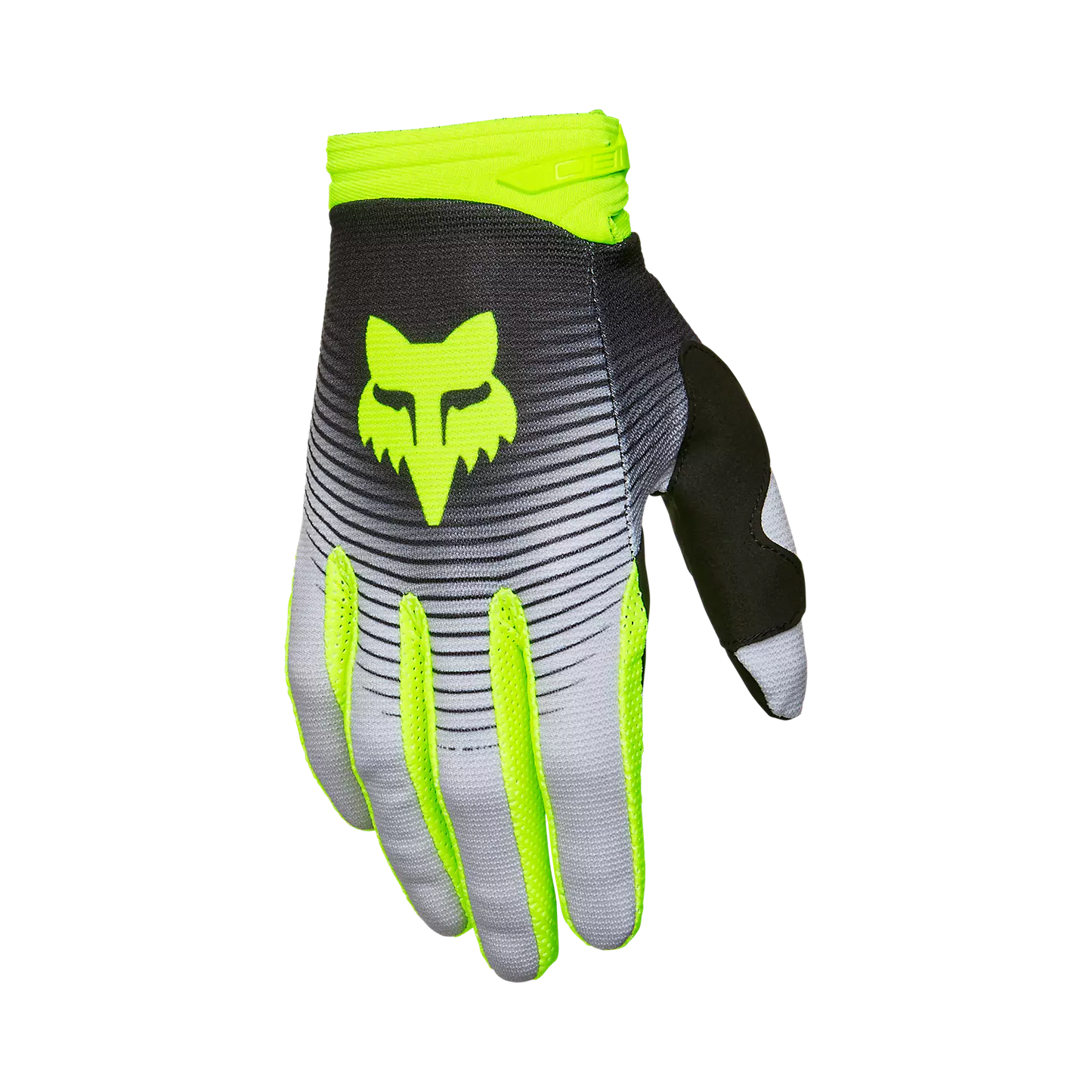 GUANTES FOX 180 COLLECT GRIS/AMARILLO