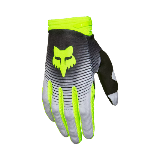 GUANTES FOX 180 COLLECT GRIS/AMARILLO