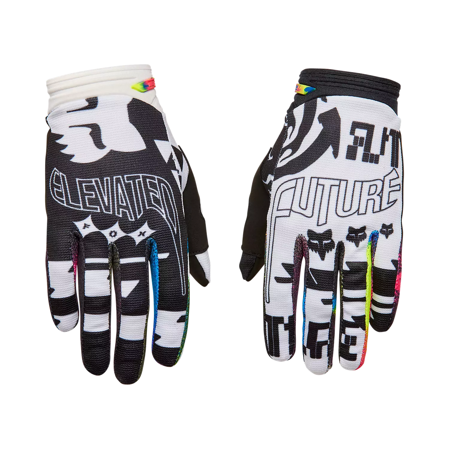 GUANTES FOX 180 IMAGE COSMO  BLANCO