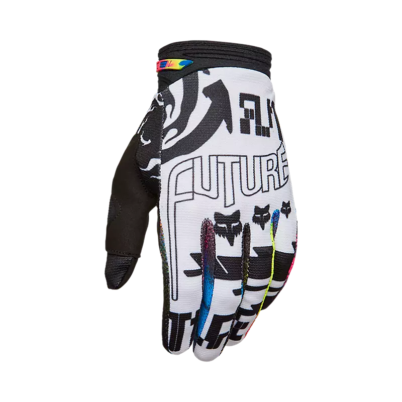 GUANTES FOX 180 IMAGE COSMO  BLANCO