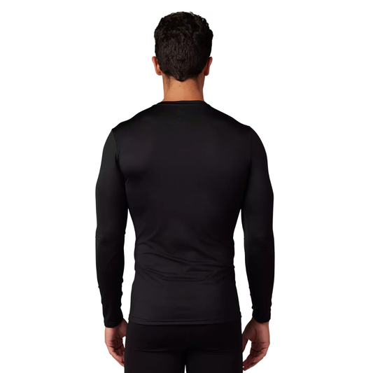 CAMISETA INTERIOR FOX TECBASE MANGA LARGA  NEGRO