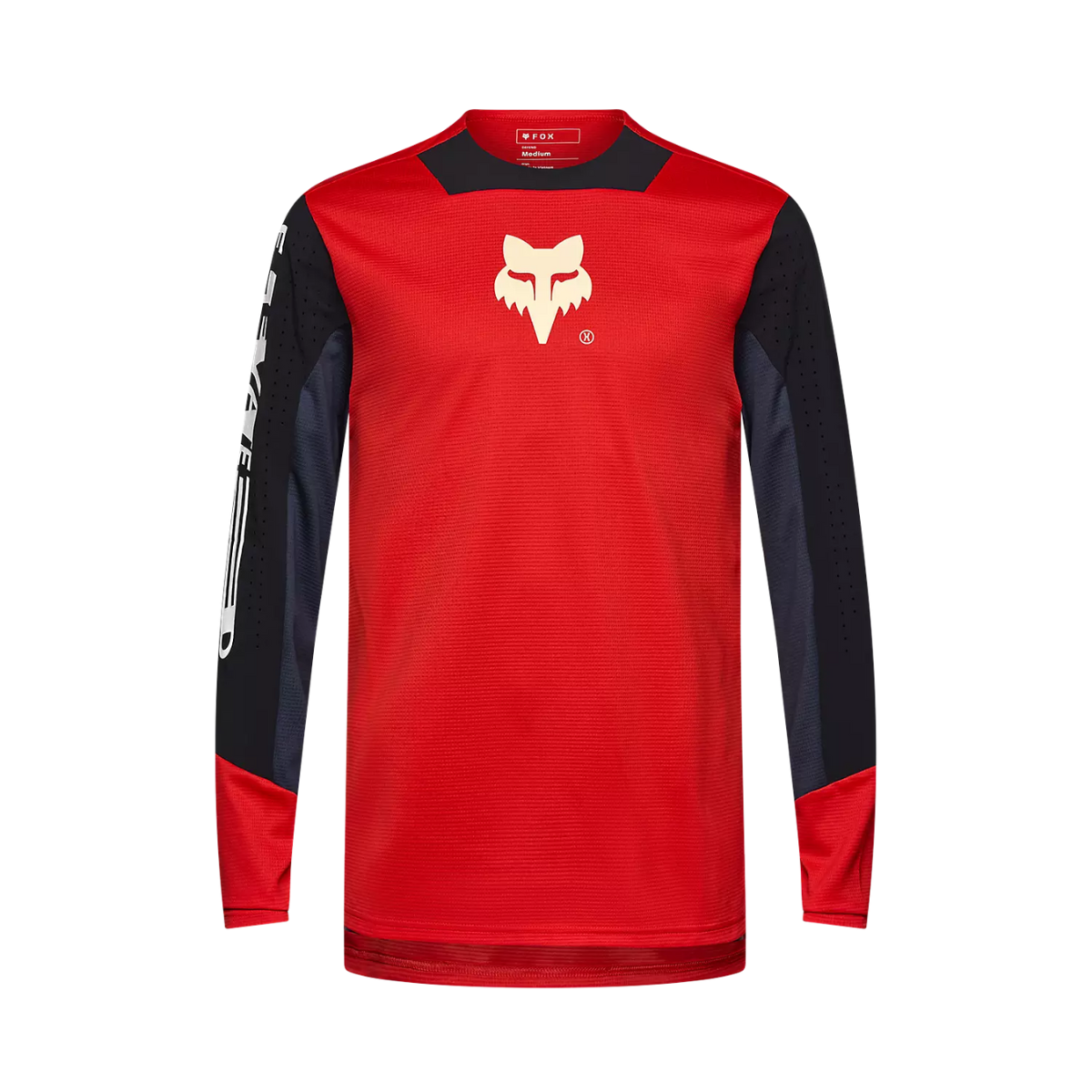 JERSEY FOX DEFEND M LARGA ELEVATED ROJO