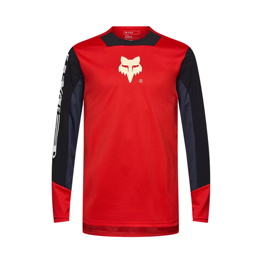 JERSEY FOX DEFEND M LARGA ELEVATED ROJO
