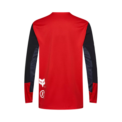 JERSEY FOX DEFEND M LARGA ELEVATED ROJO