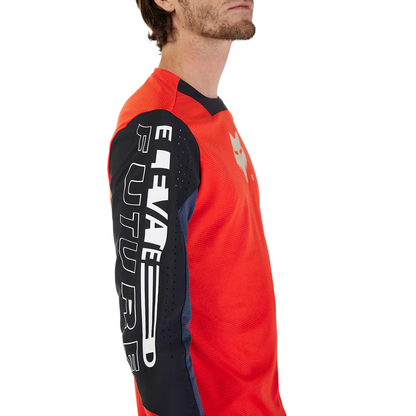 JERSEY FOX DEFEND M LARGA ELEVATED ROJO