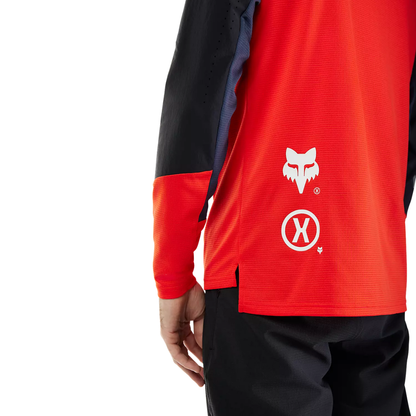 JERSEY FOX DEFEND M LARGA ELEVATED ROJO