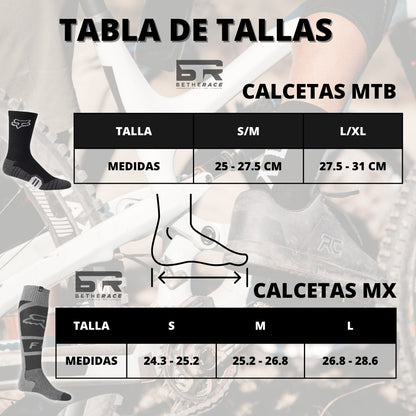 CALCETAS FOX 180 NITRO ROJO