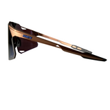 LENTES 100% HYPERCRAFT HIPER COBRE MATE MICA ESPEJO AZUL