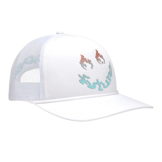 GORRA FOX TRUCKER HELLO FUTURE MUJER BLANCO OS