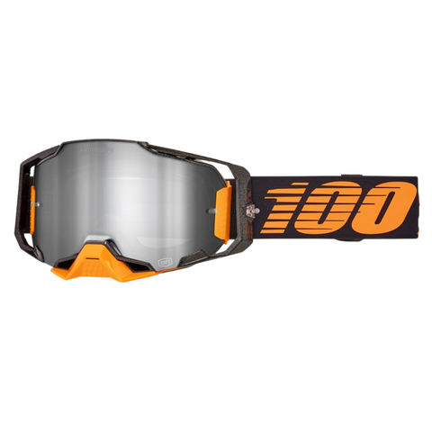 GOGGLES 100% ARMEGA HiPER ACOSTA MICA ESPEJO PLATA