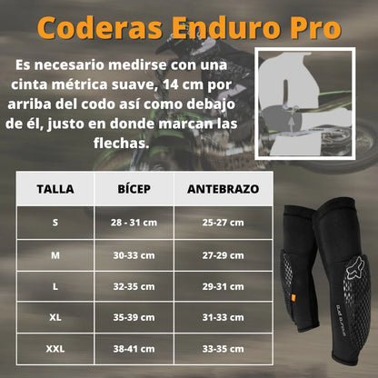 CODERAS SLIM FOX ENDURO D3O CE NEGRO