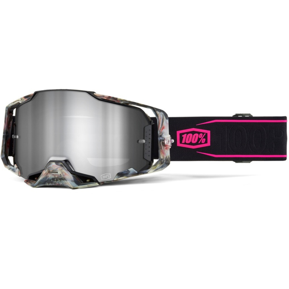 GOGGLES 100% ARMEGA SARCELLE MICA ESPEJO PLATA