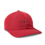 GORRA FOX AJUSTABLE ABSOLUTE MUJER ROJA OS