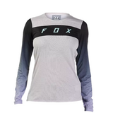 JERSEY FOX DAMA FLEXAIR  RACE  BLANCO