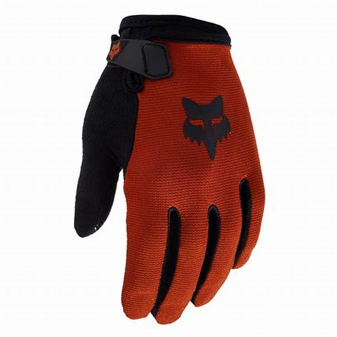 GUANTES FOX RANGER NIÑO NARANJA