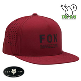 GORRA FOX SNAPBACK NON STOP ROJO OS