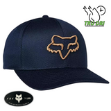 GORRA FOX FLEXFIT LITHOTYPE AZUL