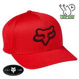 GORRA FOX FLEXFIT LITHOTYPE ROJO