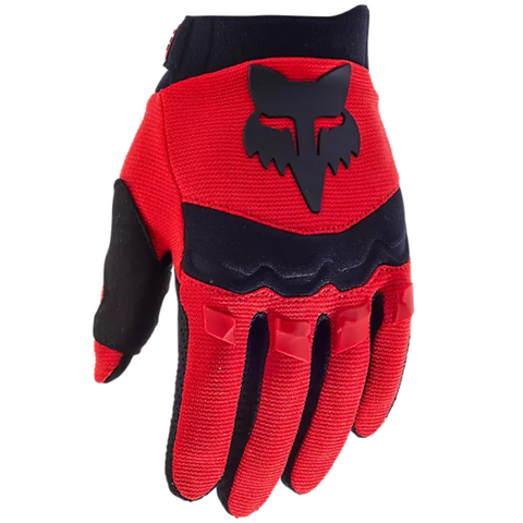 GUANTES FOX NIÑO DIRTPAW ROJO