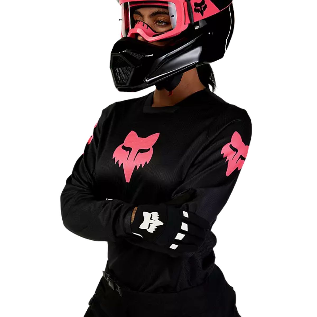 JERSEY FOX 180 BLACKOUT MUJER NEGRO