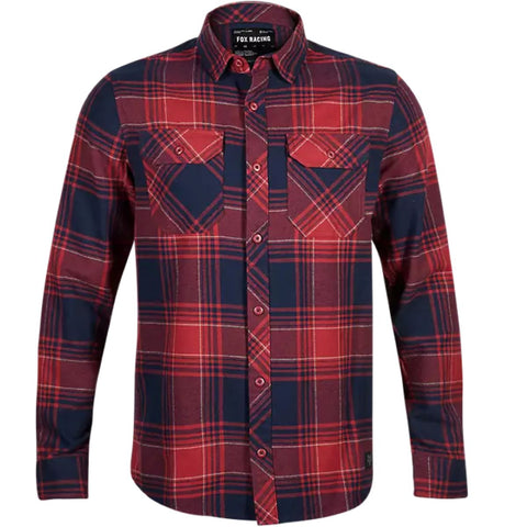 CAMISA FOX FLANNEL TRAILDUST ROJO