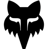 STICKER FOXHEAD NEGRO