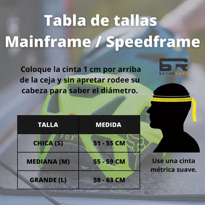 CASCO FOX SPEEDFRAME 5050 CE NEGR/BLANCO