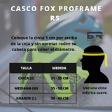 CASCO FOX PROFRAME RS NEGRO MATTE