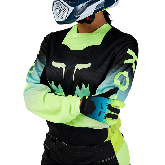 JERSEY FOX 180 FLORA MUJER NEGRO/AMA