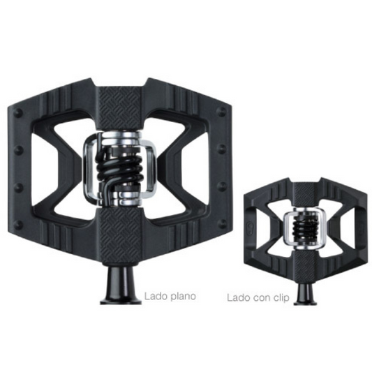 PEDALES CRANKBROTHERS DOUBLE SHOT 1  NEGRO