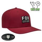 GORRA FOX FLEXFIT TECH ROJO OXIDO