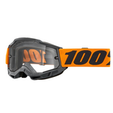 GOGGLES 100% ACCURI 2 ENDURO MOTO NARANJA MICA CLARA