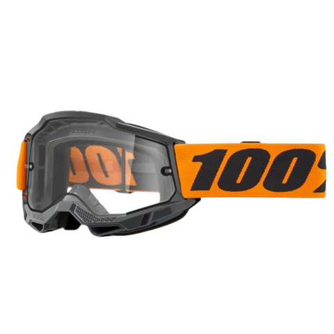 GOGGLES 100% ACCURI 2 ENDURO MOTO NARANJA MICA CLARA